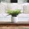 13" Artificial Boston Fern Plant with Decorative Planter